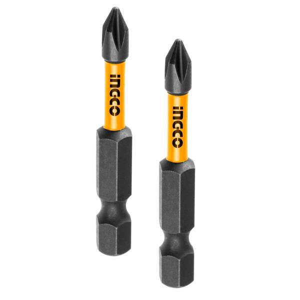284726 Punta para desarmador cruz PH2 2" 2pz Ingco