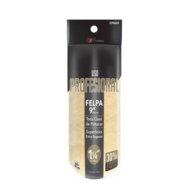 284850 Repuesto para rodillo uso profesional 9" x 1-1/4" BYP