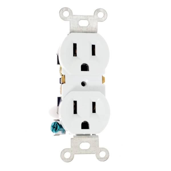 284890 Contacto duplex 2p+t blanco Americano Igoto