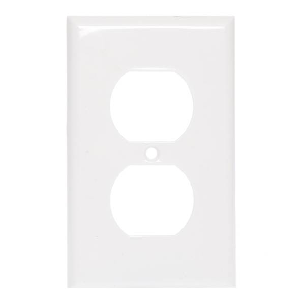 284892 Placa para contacto duplex blanco Americano Igoto