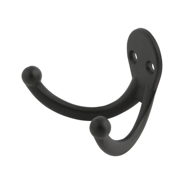 285092 Gancho perchero doble negro Handy Home