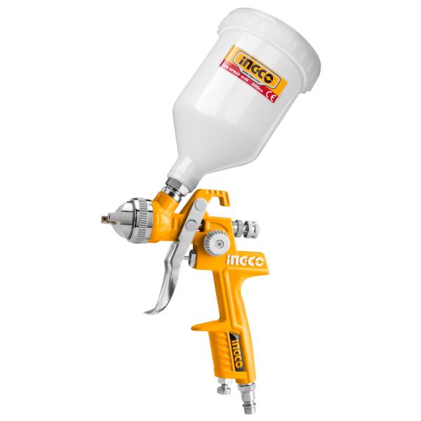 285329 Pistola para pintar gravedad HVLP 600cc Ingco