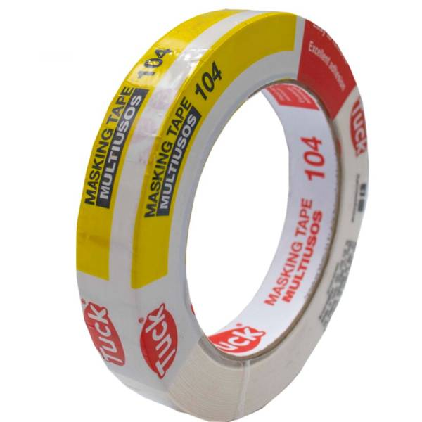 285356 Cinta masking tape 3/4" x 50 mt multiusos 104 Tuk