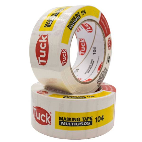285358 Cinta masking tape 1-1/2" x 50 mt multiusos 104 Tuk