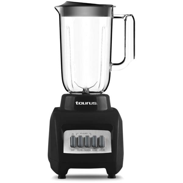 285758 Licuadora de plastico negra 4 velocidades 350w vaso plastico Taurus