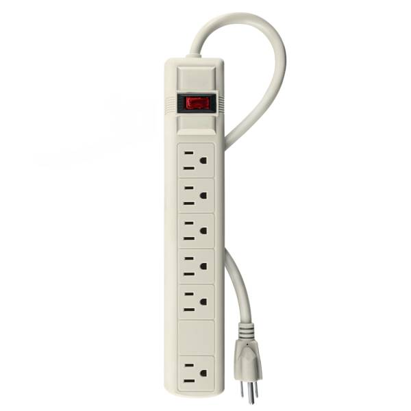 285938 Multicontacto con cable 75cm 06 contactos con indicador supresor 270j Vianti