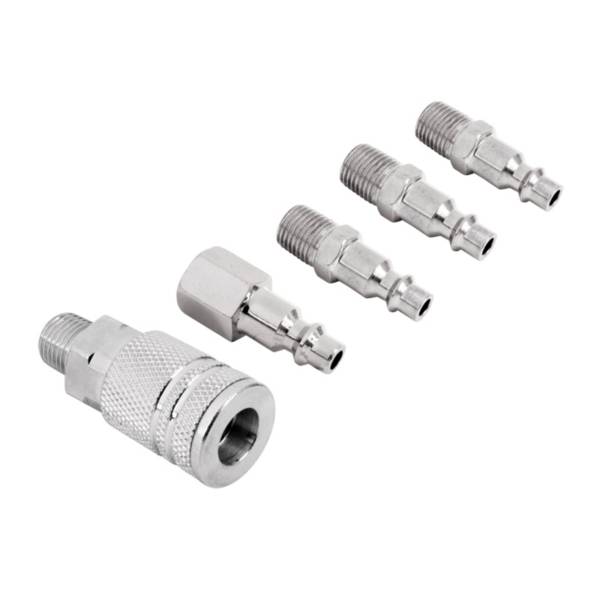 286041 Juego 4 conectores 1 cople para compresor Aksi