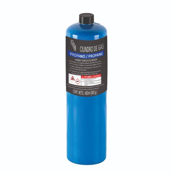 286074 Tanque de gas propano azul 400gr Iusa
