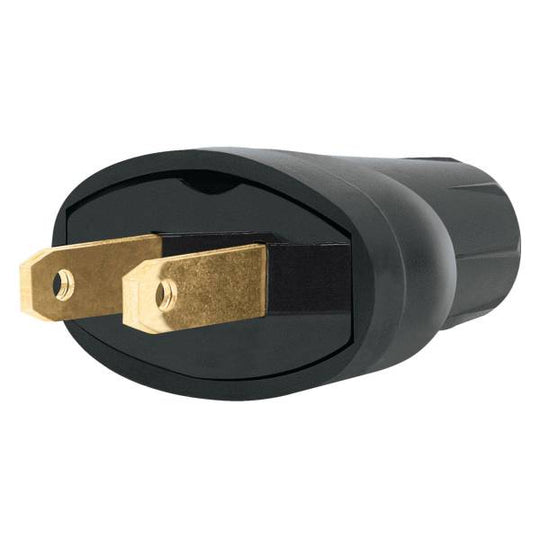 286162 Clavija ovalada PVC negro Vianti