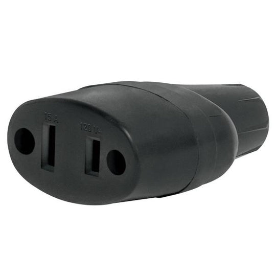 286167 Contacto ovalado PVC negro Vianti