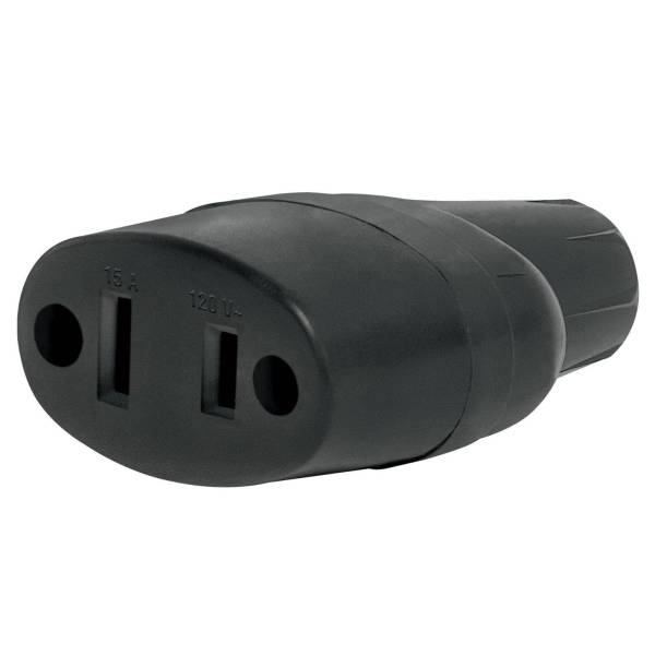 286167 Contacto ovalado PVC negro Vianti