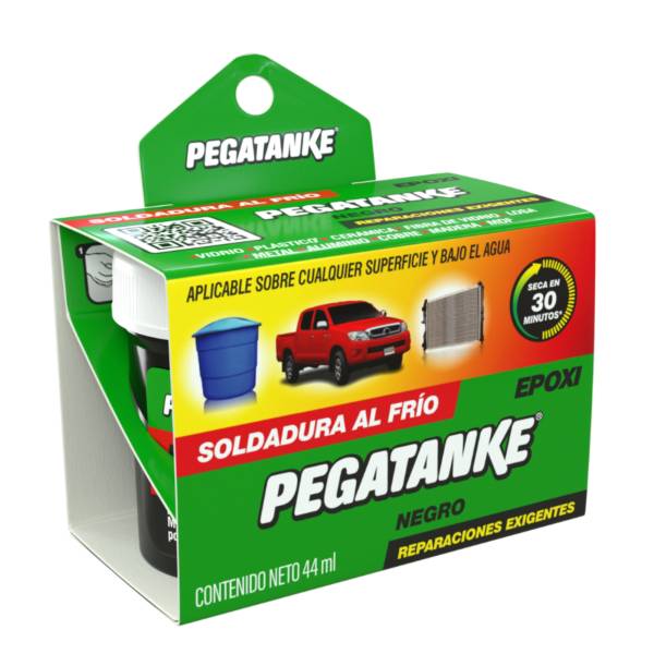 286388 Pegamento epox al frio 44ml negro Pegatanke