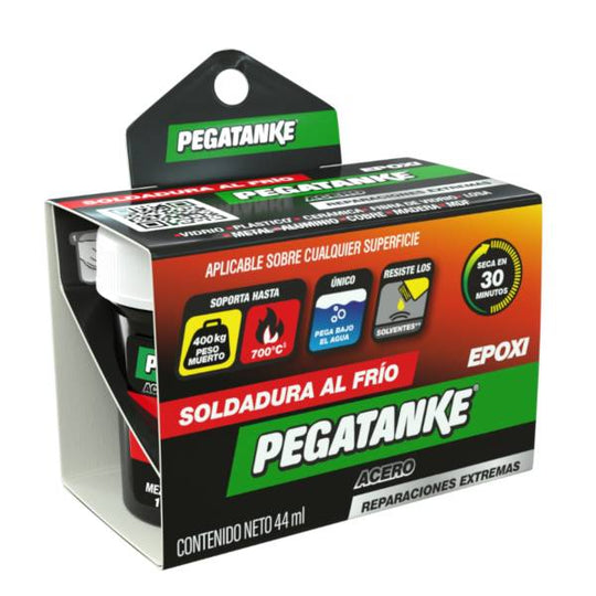 286390 Pegamento epox al frio 44ml acero Pegatanke