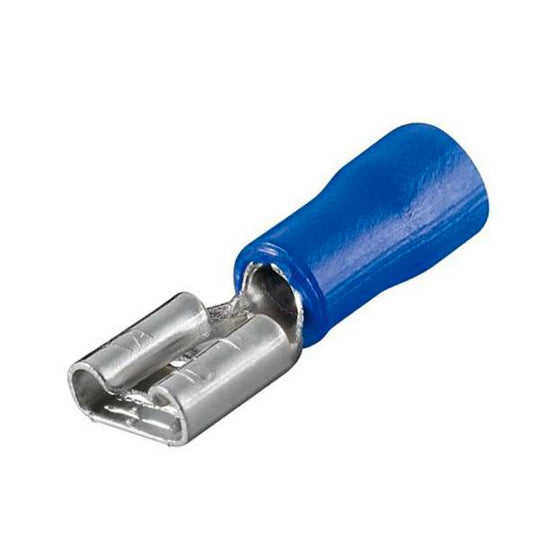 286473 Terminal hembra cal 16-14 AWG .250hma azul con 50pz Igesa