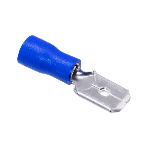 286475 Terminal macho cal 16-14 AWG .250hma azul con 50pz Igesa