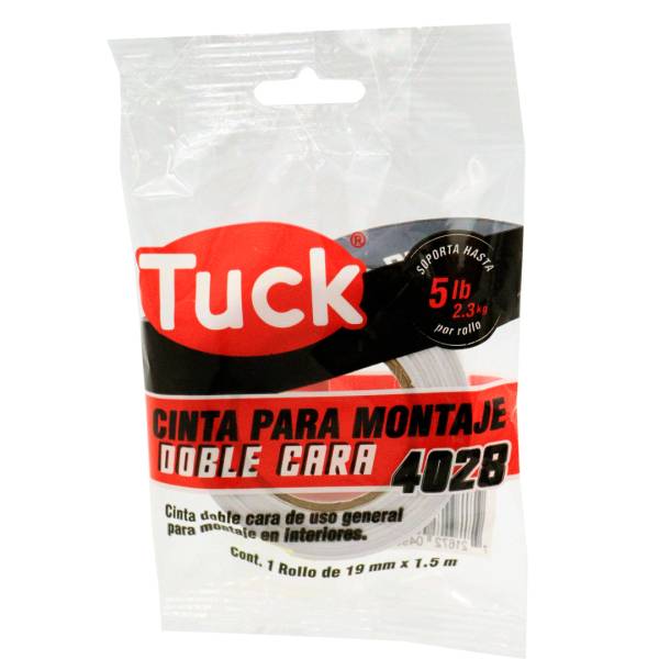 286812 Cinta de montaje 19mm x 01.5mts 4028 Tuk