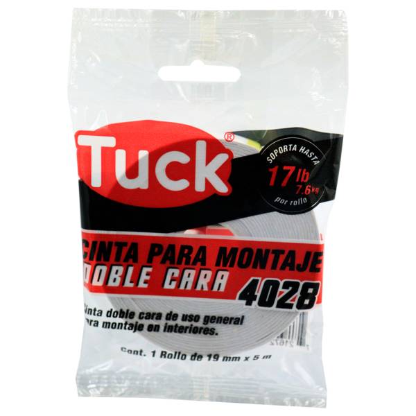 286813 Cinta de montaje 19mm x 05mts 4028 Tuk