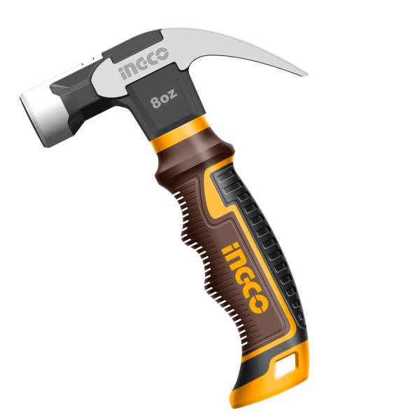 286866 Martillo mini uña curva 08oz mango fibra vidrio Ingco