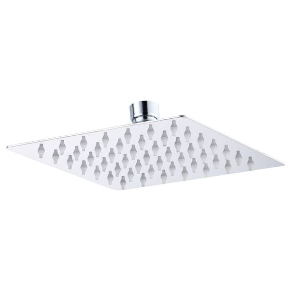 287079 Regadera sin brazo cuadrada 06" acero inoxidable cromado Vianti
