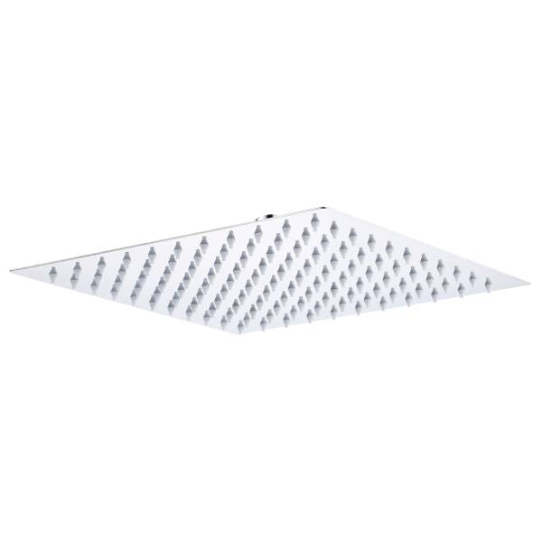 287081 Regadera sin brazo cuadrada 10" acero inoxidable cromado Vianti