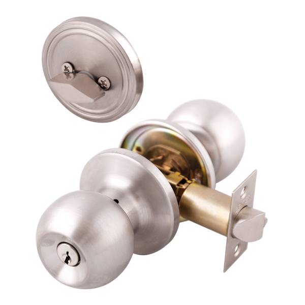 287101 Cerradura tubular cerrojo llave mariposa acero inoxidable Barza Dexter