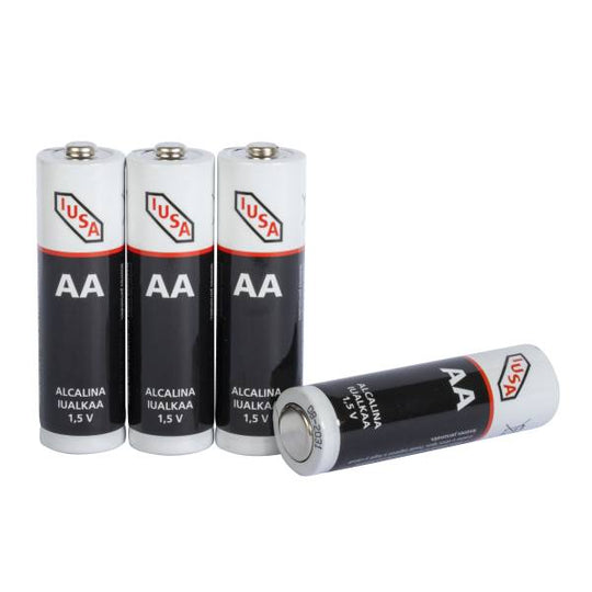 287190 Pila alcalina AA blister con 4 pz Iusa