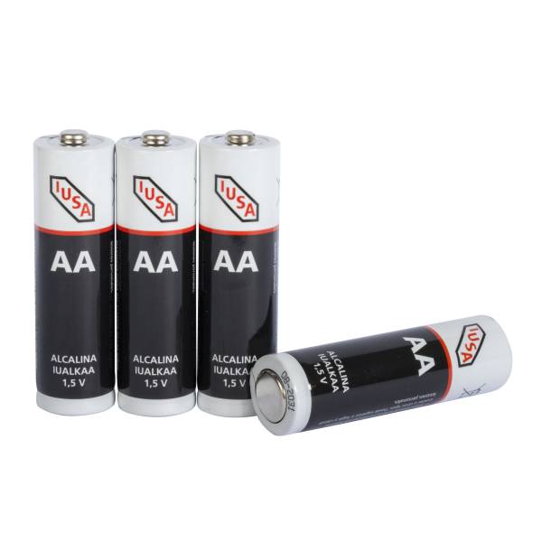 287190 Pila alcalina AA blister con 4 pz Iusa