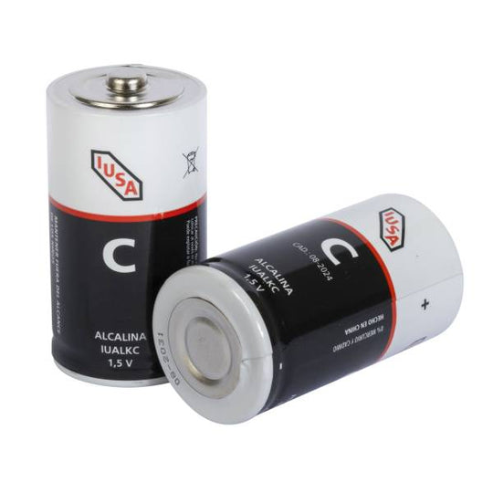 287192 Pila alcalina C blister con 2 pz Iusa
