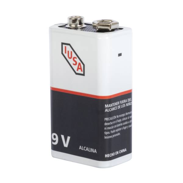 287194 Pila alcalina 9v blister con 1 pz Iusa
