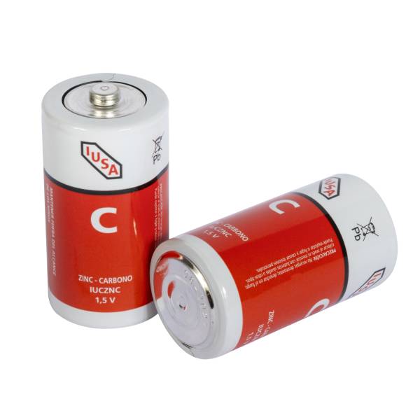 287197 Pila zinc-carbon C blister con 2 pz Iusa