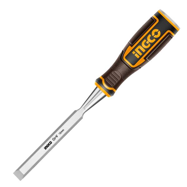 287566 Formon de hoja corta 1/2" mango plastico CrV Ingco
