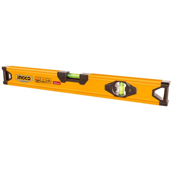 287586 Nivel clasico 2 gotas 24" aluminio Ingco