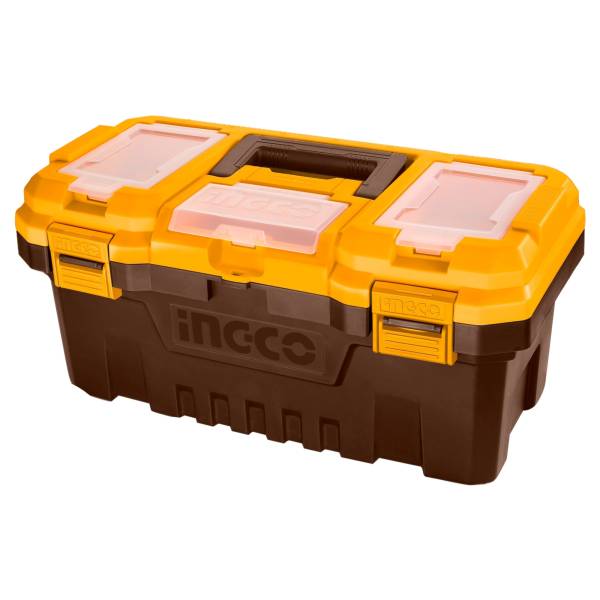 287881 Caja para herramientas plastica 20" negro/amarillo Ingco