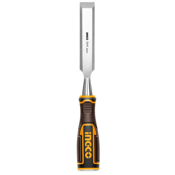 287907 Formon de hoja corta 7/8" mango plastico CrV Ingco