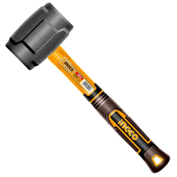 287952 Mazo hule negro 16oz mango/fibra vidrio Ingco