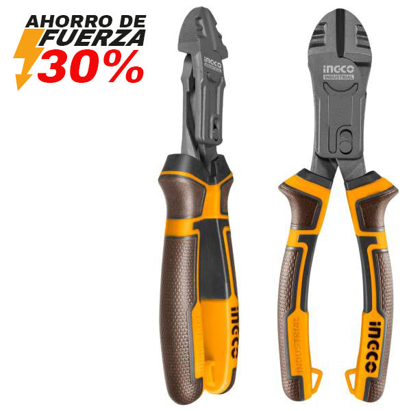 287966 Pinza corte diagonal 08" mango grip Super Ingco