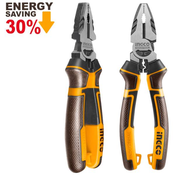 287972 Pinza para electricista 7" mango con grip Industrial Ingco