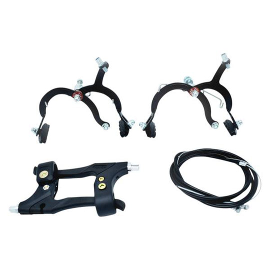 288090 Freno para bicicleta caliper acero con palancas plasticas negro Nitro