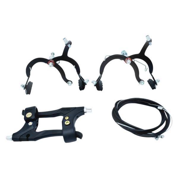 288090 Freno para bicicleta caliper acero con palancas plasticas negro Nitro