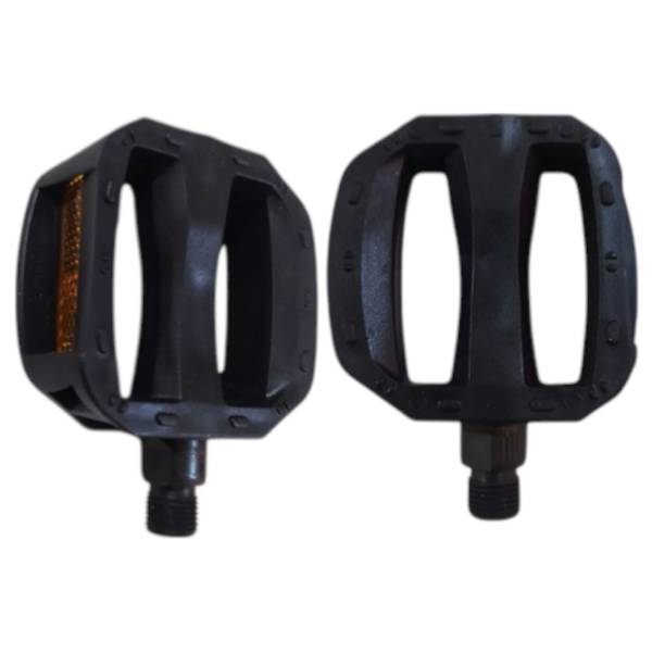 288105 Pedal para bicicleta 1/2" con reflector nylon mongoose negro Nitro