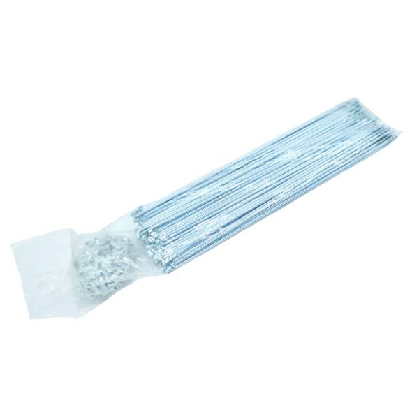 288111 Rayo para bicicleta 24 grueso semicromado 12 x 240mm con 144 pz Nitro