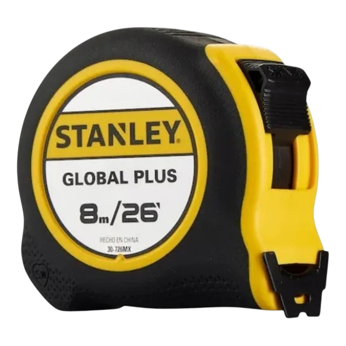 Flexómetro Stanley 30-726MX negro amarillo de 8 m y 25 mm