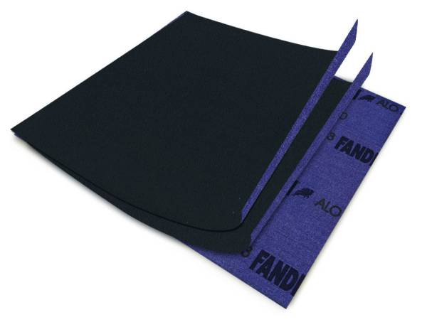 4138 Lija negra esmeril J-73 fino 9" x 11" Fandeli