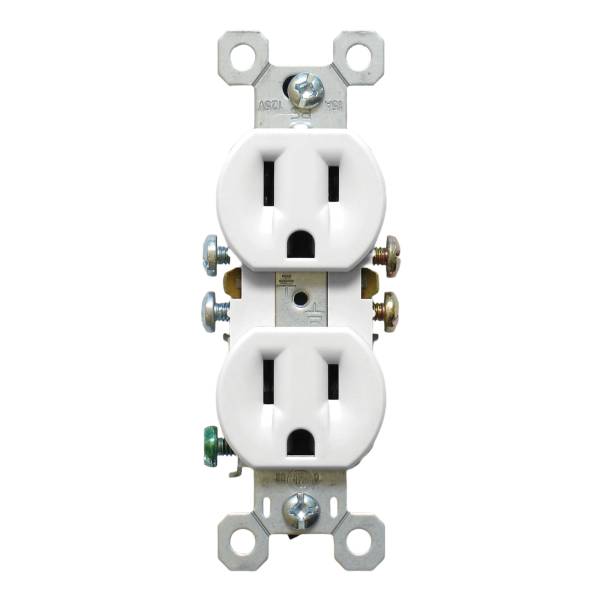 4965 Contacto duplex 2p+t blanco Bticino