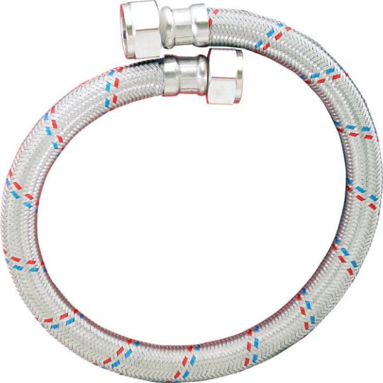 5329 Manguera para boiler de acero inoxidable 013 1/2" x 3/4" 060cm 25BA Rugo
