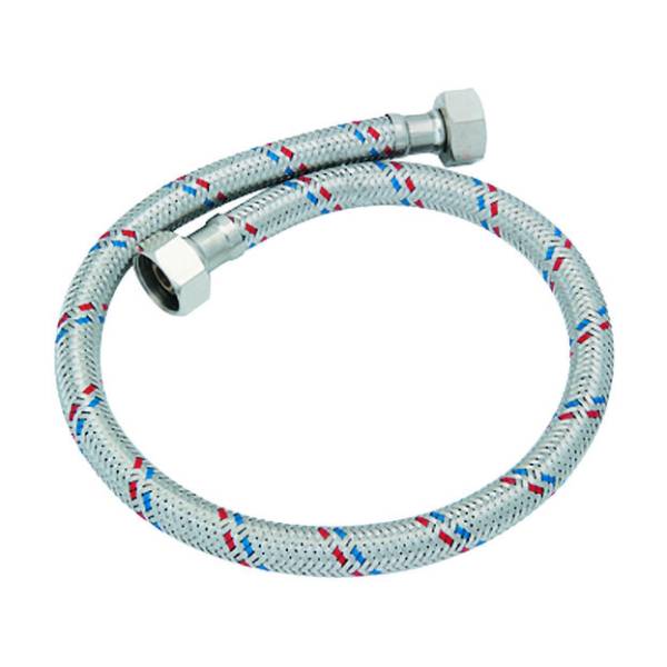 5368 Manguera para sanitario de aluminio 1/2" x 7/8" 035cm 4135AL Dica