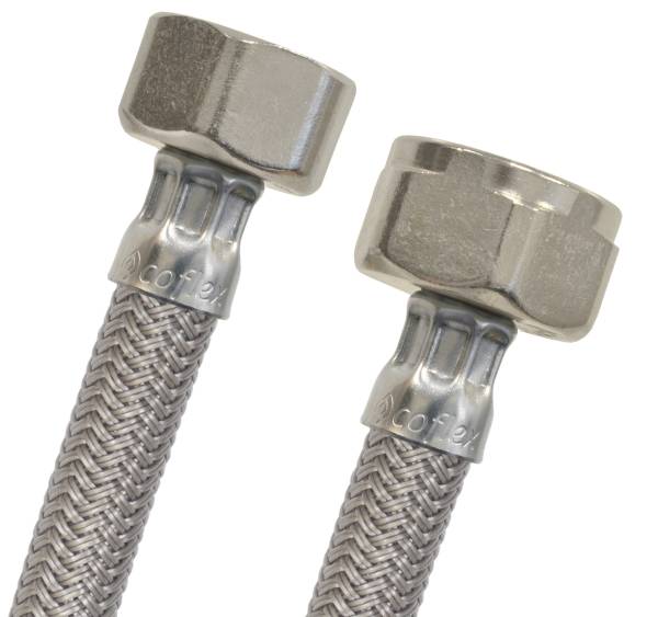 5380 Manguera para sanitario vinil gris 1/2" x 7/8 050cm VSA50 Coflex