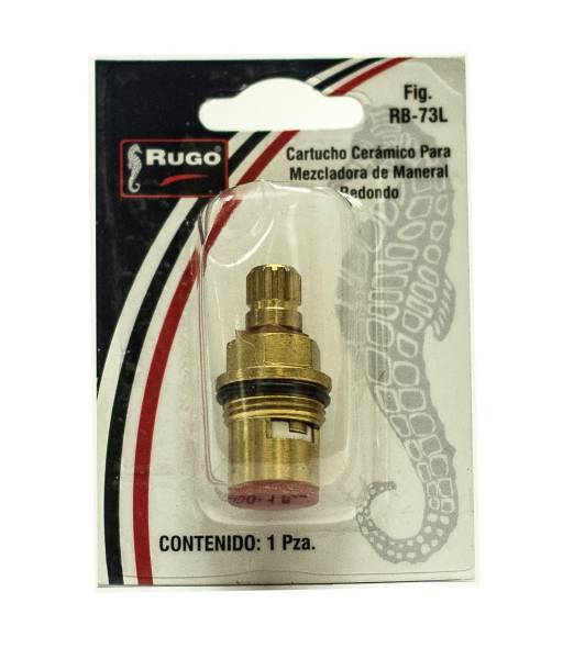 5512 Cartucho ceramico laton agua fria caliente entrada standard 1/4 de vuelta blister RB73L