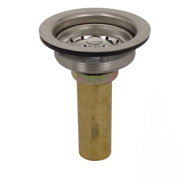 5527 Contracanasta para fregadero de acero inoxidable con tubo de acero inoxidable 13il Rugo