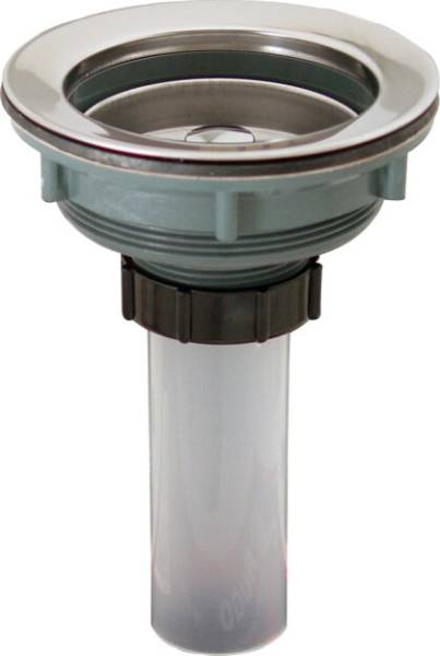 5530 Contracanasta para fregadero ABS con tubo PVC 13pp Rugo